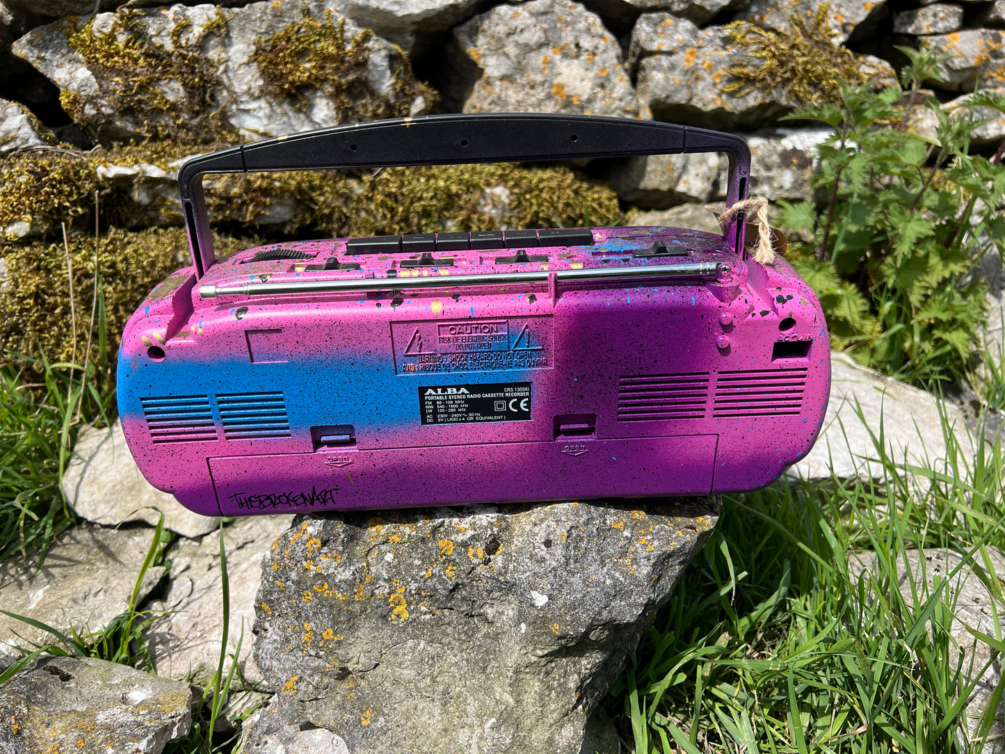 Custom Graffiti Stereo