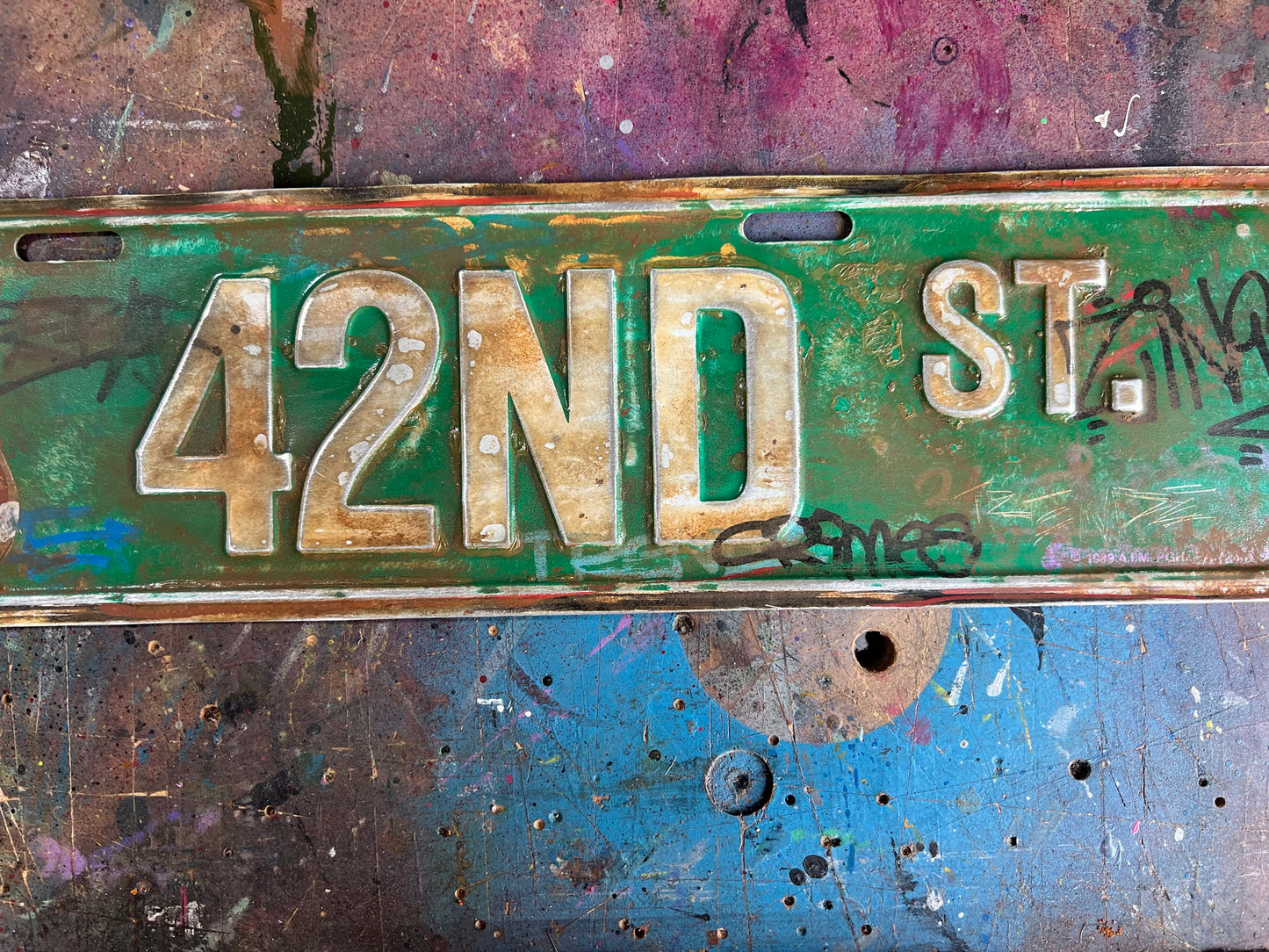 42nd Street Road Sign