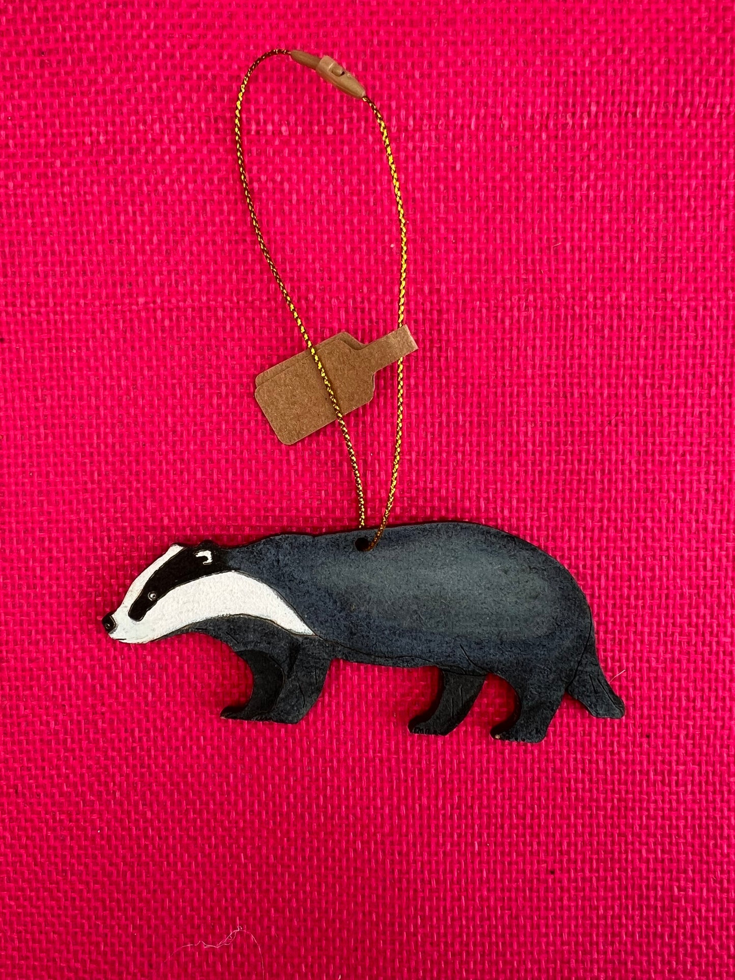 Wooden Badger Hanger