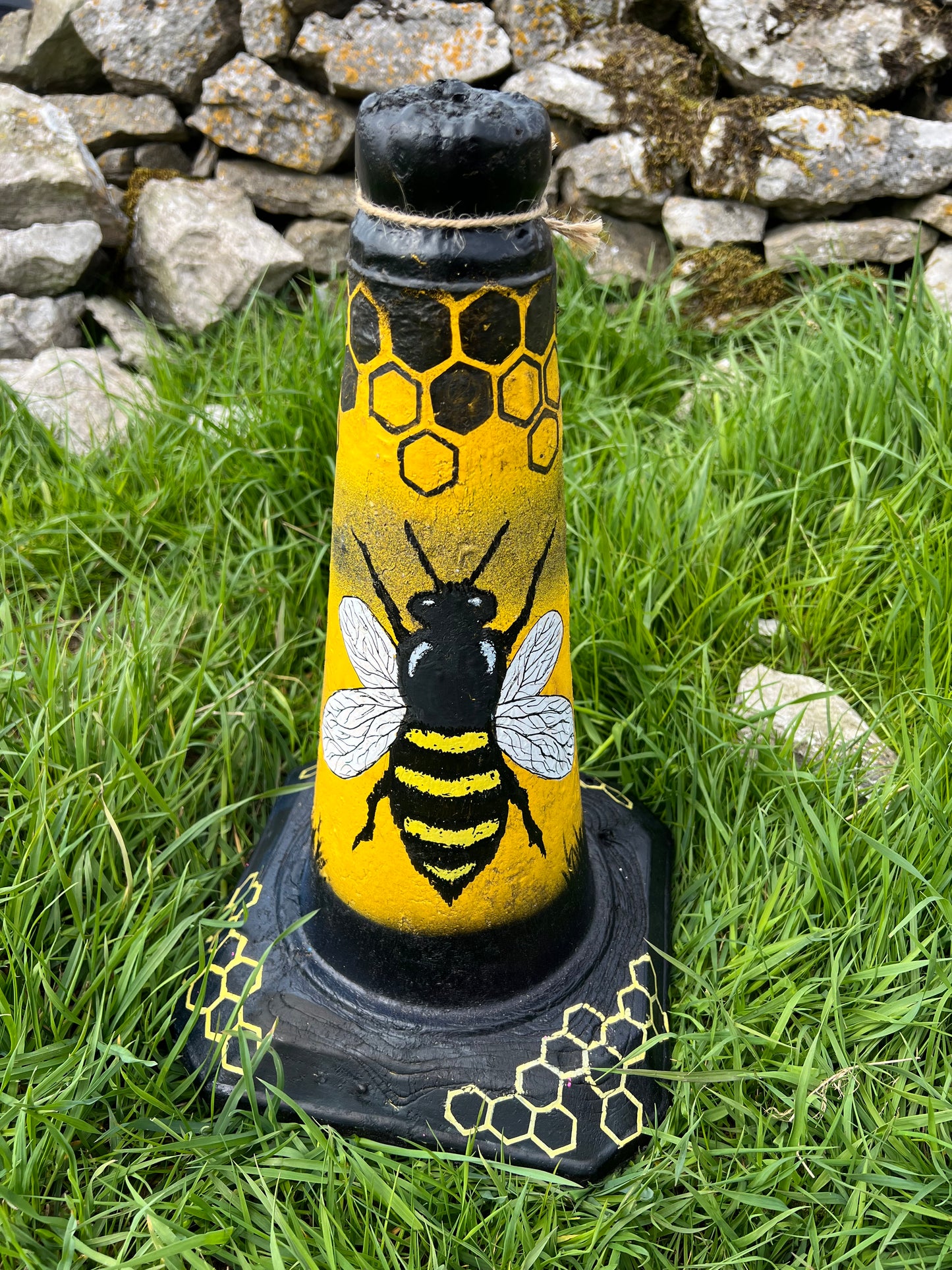 Custom Bumble Bee Road Cone