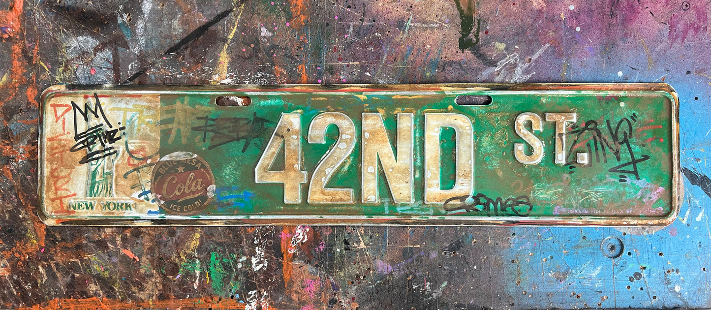 42nd Street Road Sign